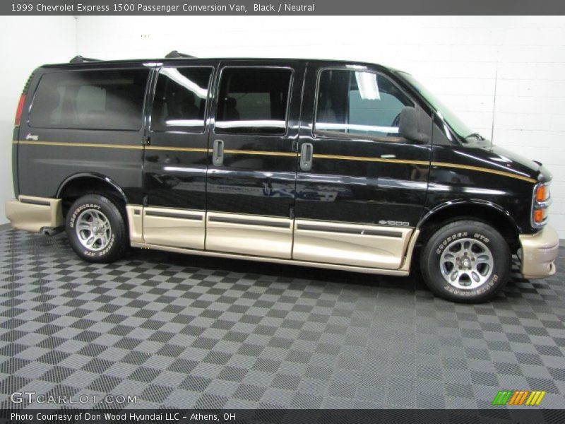 Black / Neutral 1999 Chevrolet Express 1500 Passenger Conversion Van