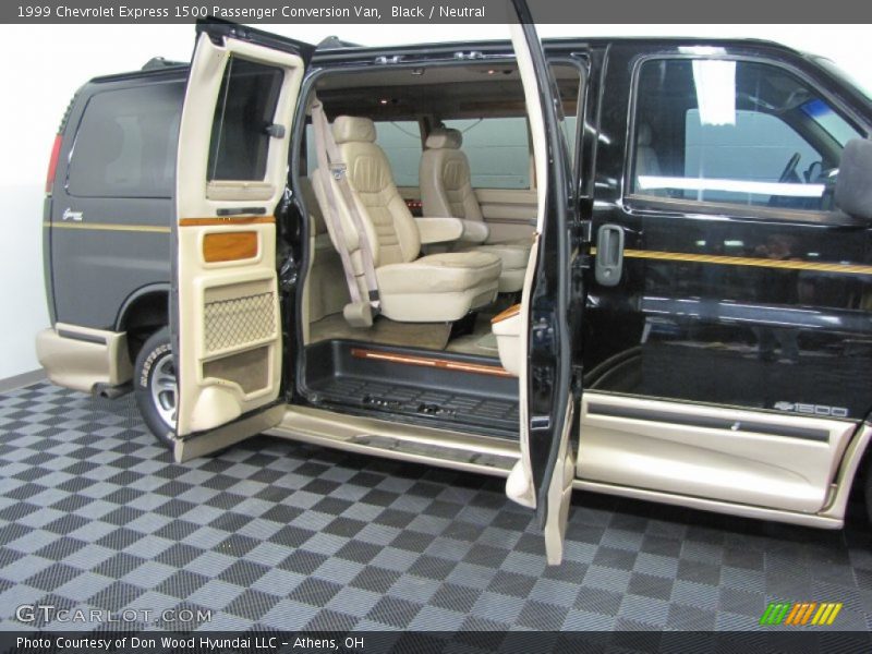 Black / Neutral 1999 Chevrolet Express 1500 Passenger Conversion Van