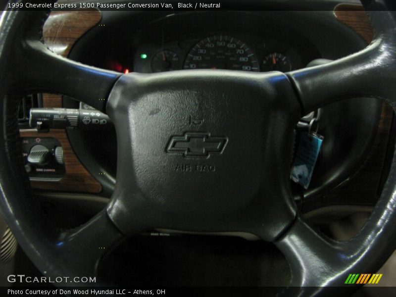 Black / Neutral 1999 Chevrolet Express 1500 Passenger Conversion Van