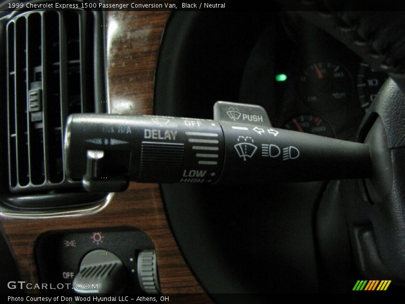Black / Neutral 1999 Chevrolet Express 1500 Passenger Conversion Van