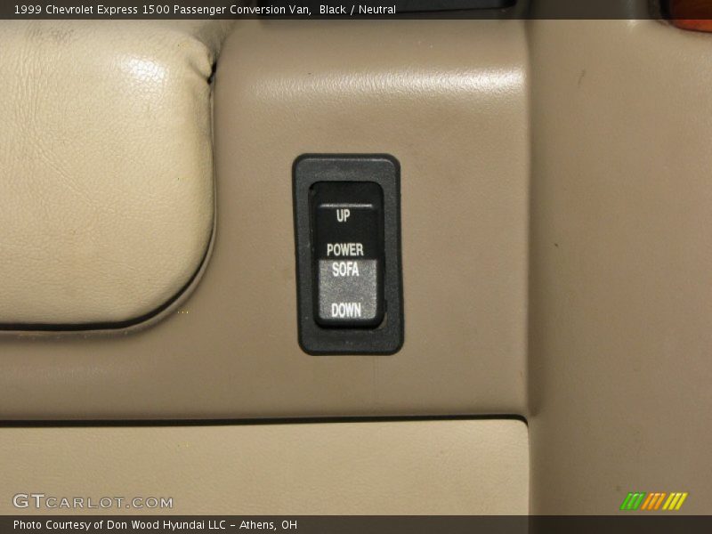 Black / Neutral 1999 Chevrolet Express 1500 Passenger Conversion Van