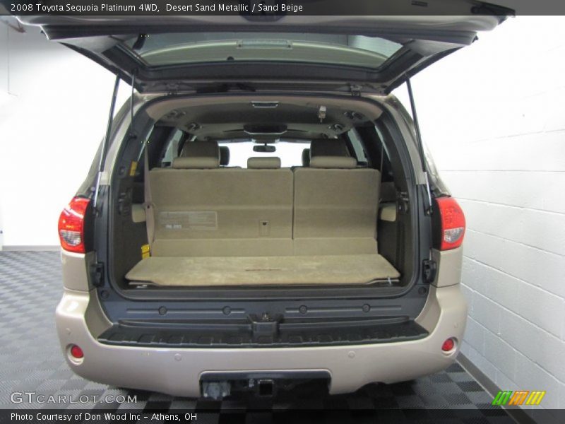Desert Sand Metallic / Sand Beige 2008 Toyota Sequoia Platinum 4WD