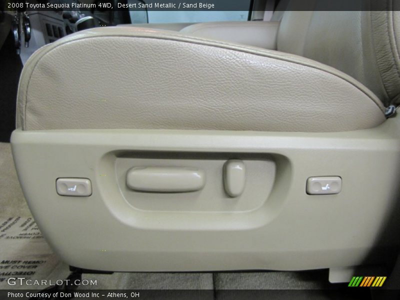 Desert Sand Metallic / Sand Beige 2008 Toyota Sequoia Platinum 4WD