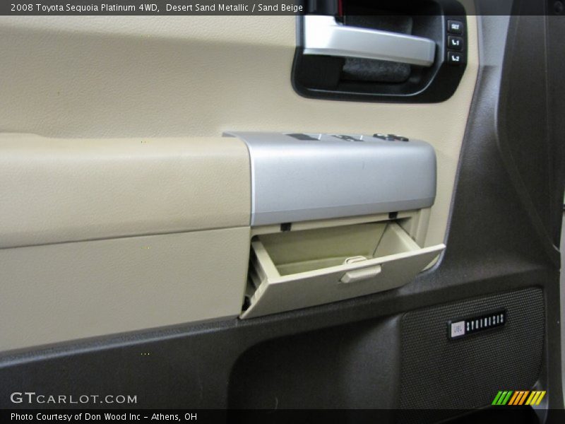 Desert Sand Metallic / Sand Beige 2008 Toyota Sequoia Platinum 4WD