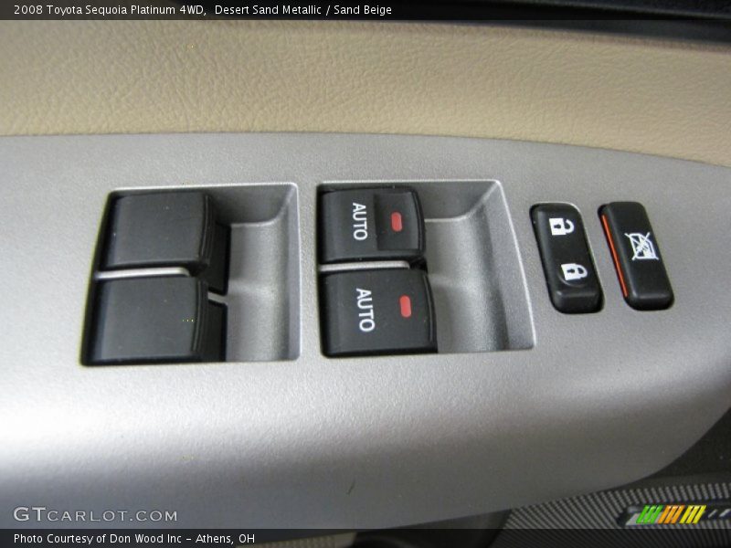 Desert Sand Metallic / Sand Beige 2008 Toyota Sequoia Platinum 4WD