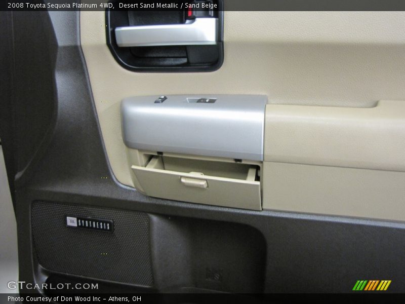 Desert Sand Metallic / Sand Beige 2008 Toyota Sequoia Platinum 4WD