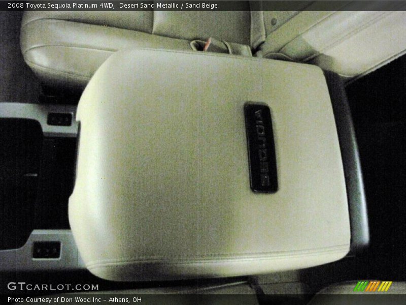Desert Sand Metallic / Sand Beige 2008 Toyota Sequoia Platinum 4WD