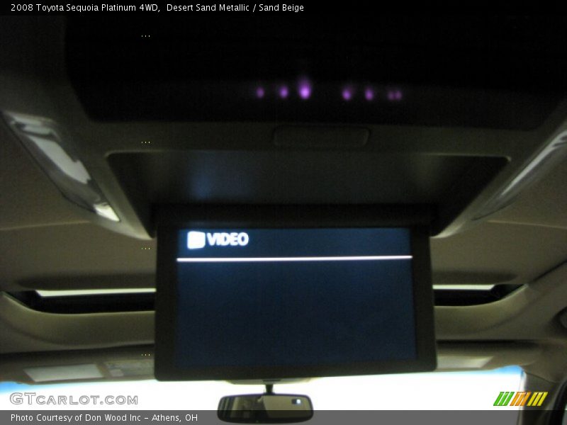 Desert Sand Metallic / Sand Beige 2008 Toyota Sequoia Platinum 4WD