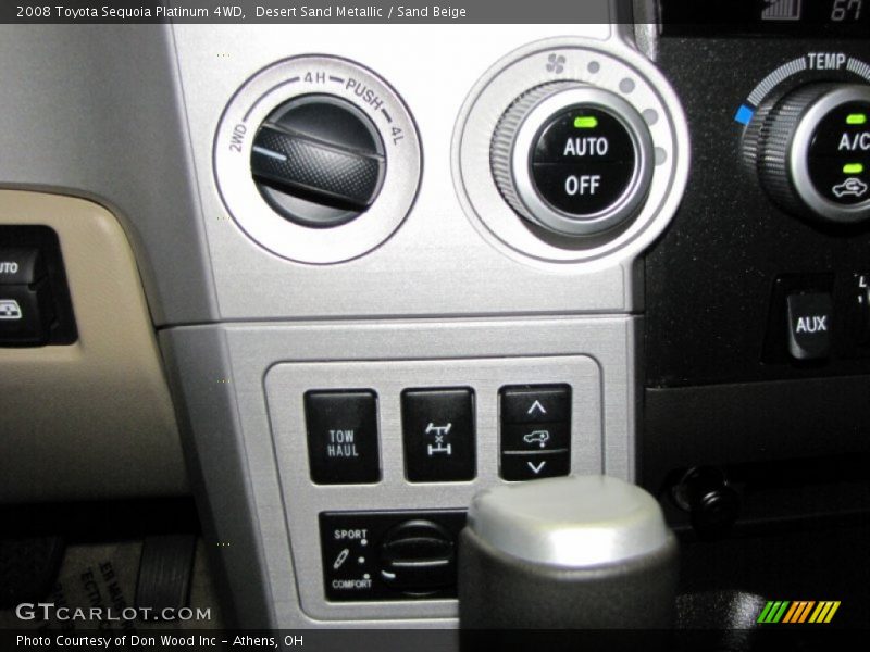 Desert Sand Metallic / Sand Beige 2008 Toyota Sequoia Platinum 4WD
