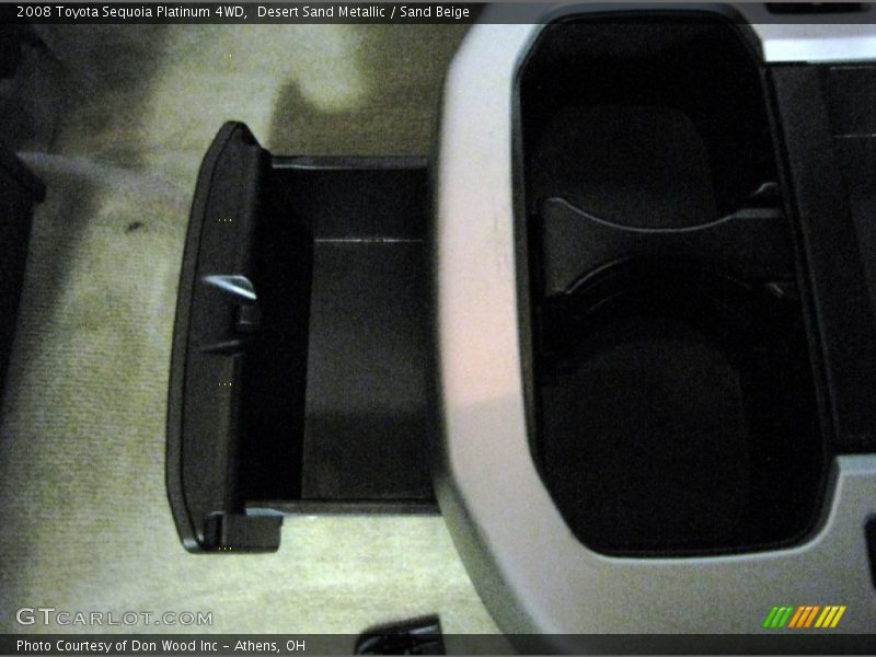 Desert Sand Metallic / Sand Beige 2008 Toyota Sequoia Platinum 4WD