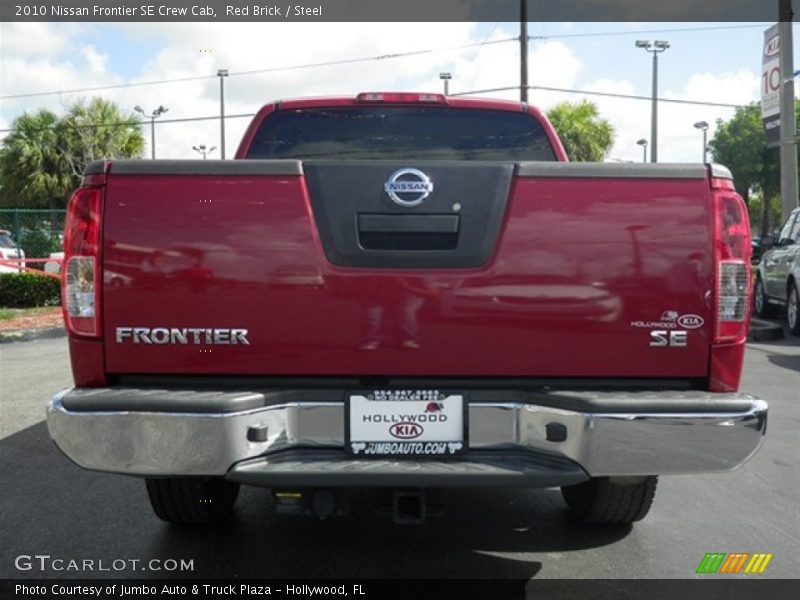 Red Brick / Steel 2010 Nissan Frontier SE Crew Cab