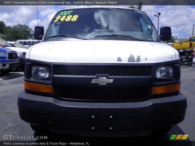 Summit White / Medium Pewter 2007 Chevrolet Express 2500 Commercial Van