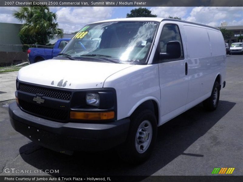 Summit White / Medium Pewter 2007 Chevrolet Express 2500 Commercial Van