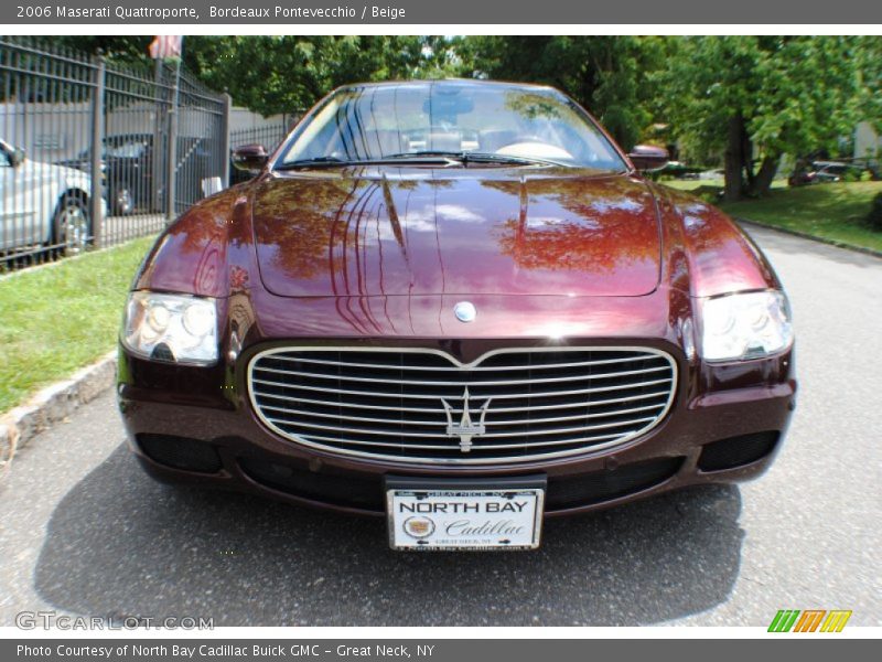 Bordeaux Pontevecchio / Beige 2006 Maserati Quattroporte