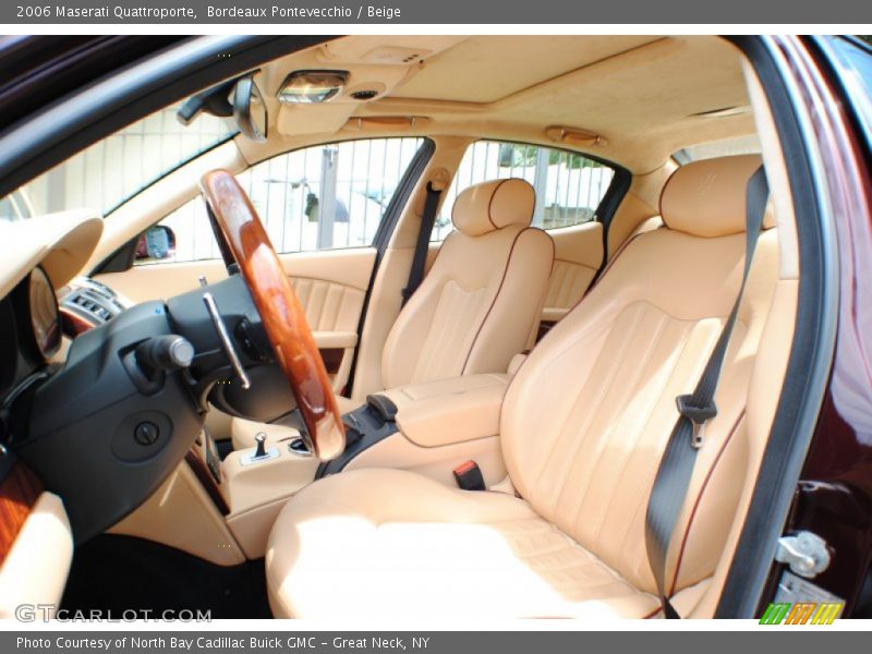 Front Seat of 2006 Quattroporte 