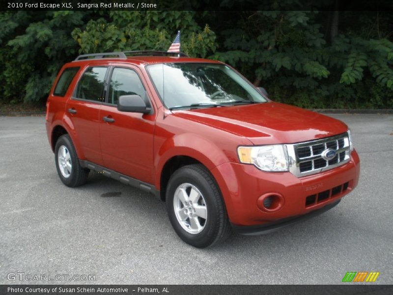 Sangria Red Metallic / Stone 2010 Ford Escape XLS