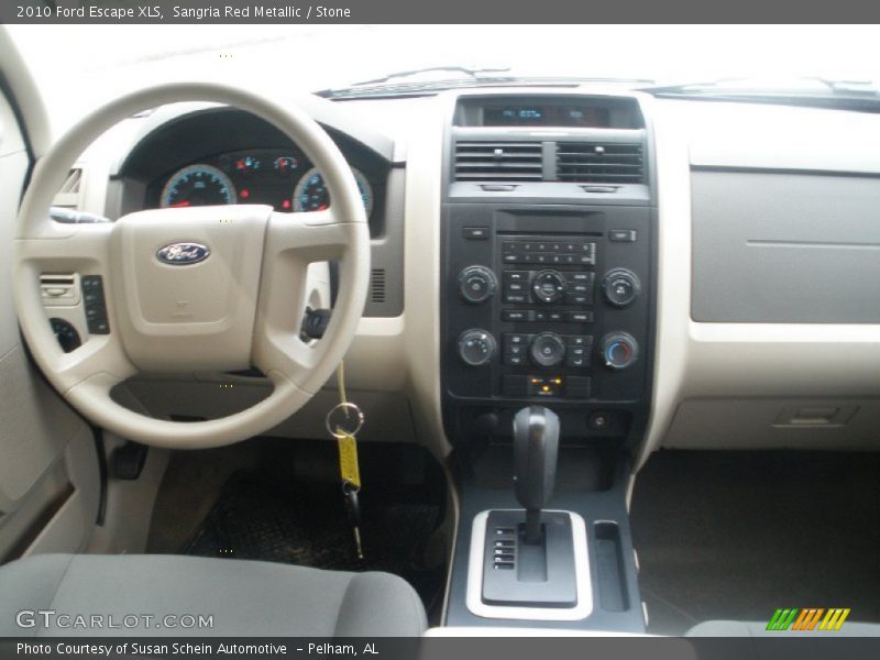 Sangria Red Metallic / Stone 2010 Ford Escape XLS