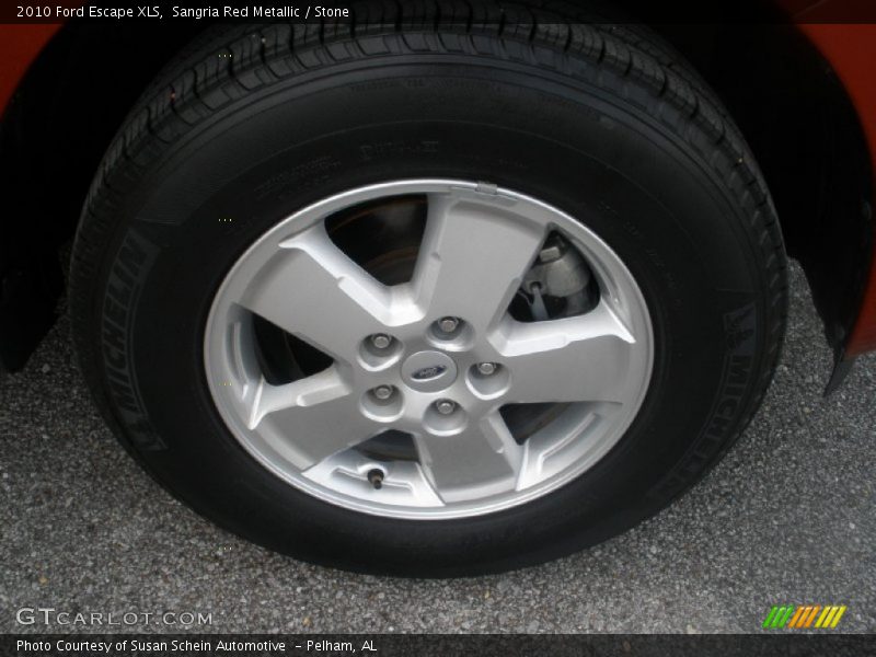 Sangria Red Metallic / Stone 2010 Ford Escape XLS