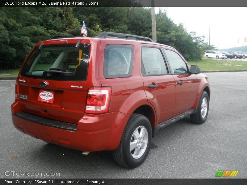 Sangria Red Metallic / Stone 2010 Ford Escape XLS