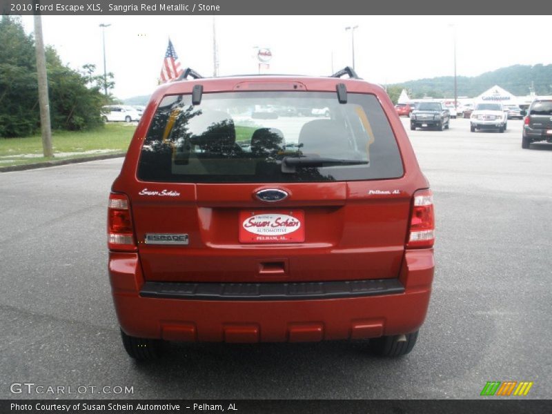 Sangria Red Metallic / Stone 2010 Ford Escape XLS