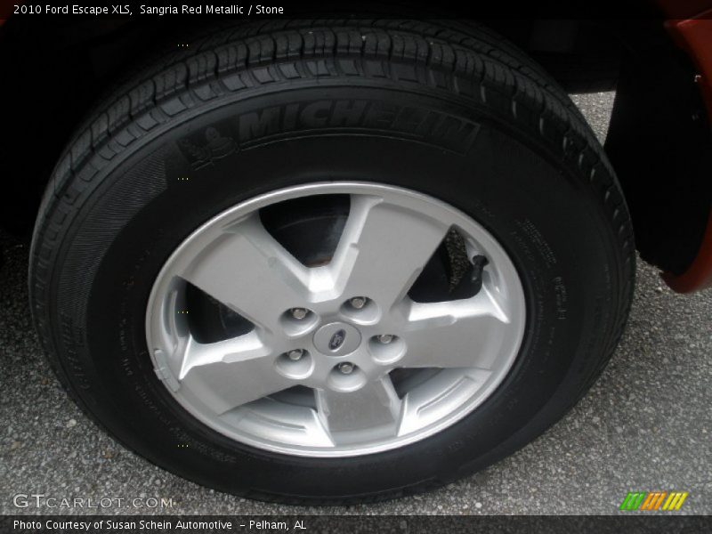 Sangria Red Metallic / Stone 2010 Ford Escape XLS