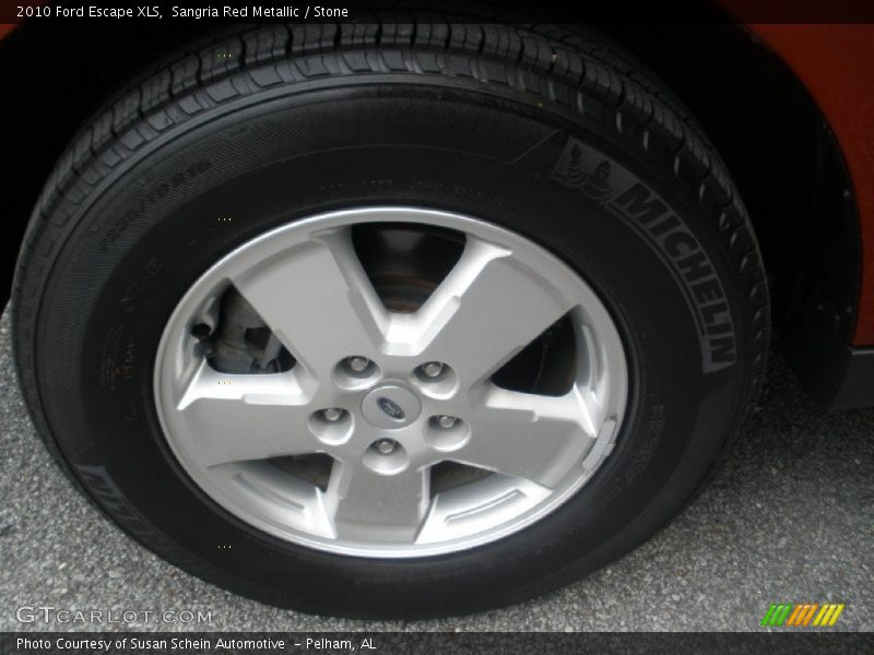 Sangria Red Metallic / Stone 2010 Ford Escape XLS
