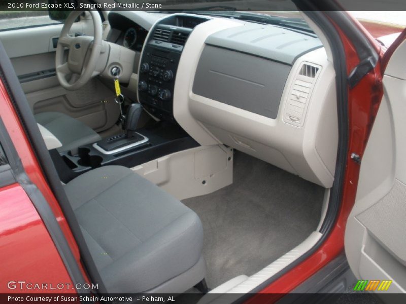 Sangria Red Metallic / Stone 2010 Ford Escape XLS