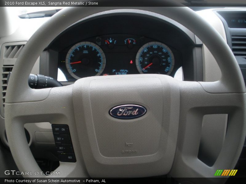 Sangria Red Metallic / Stone 2010 Ford Escape XLS