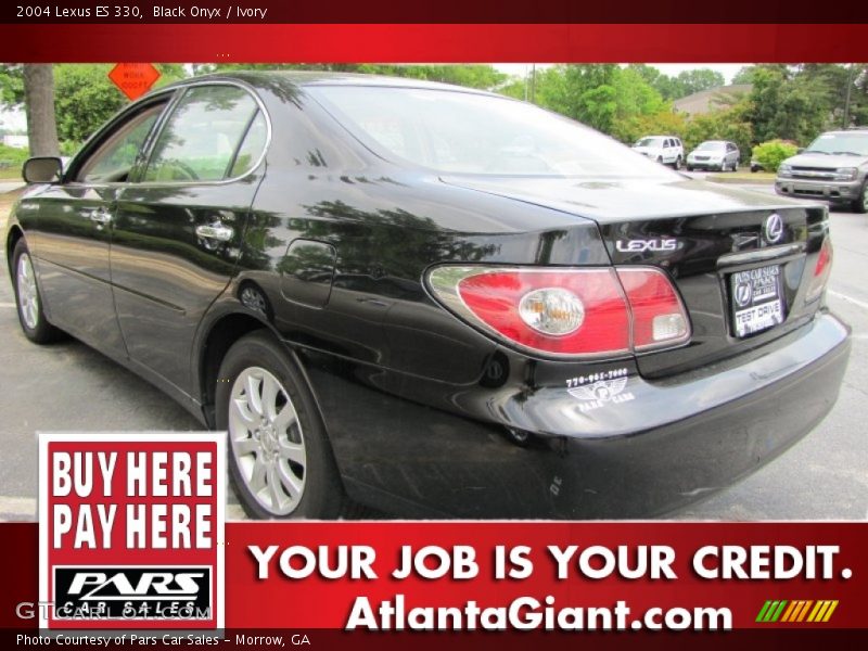 Black Onyx / Ivory 2004 Lexus ES 330
