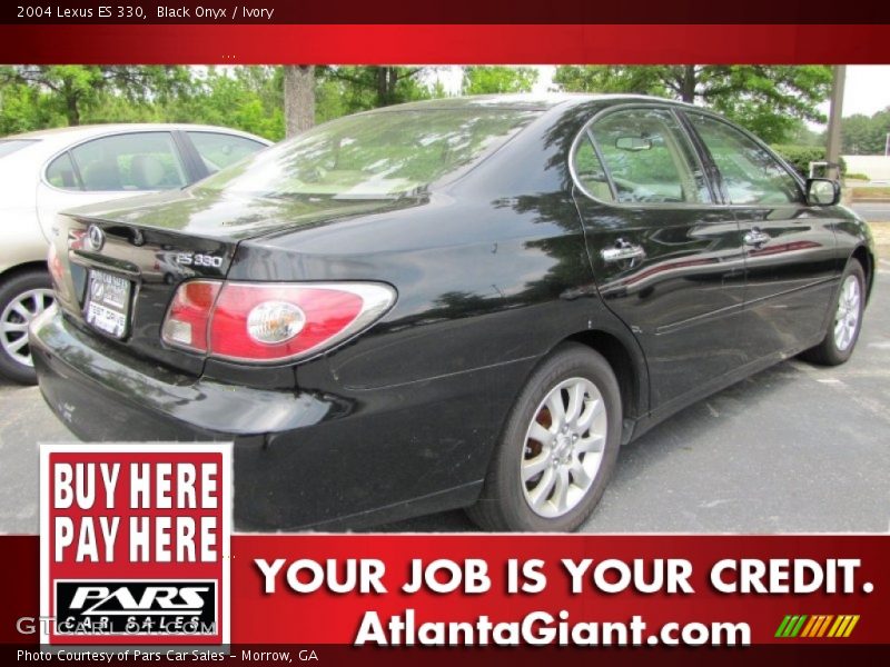 Black Onyx / Ivory 2004 Lexus ES 330