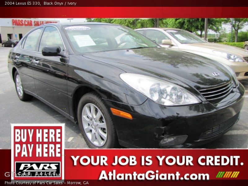 Black Onyx / Ivory 2004 Lexus ES 330