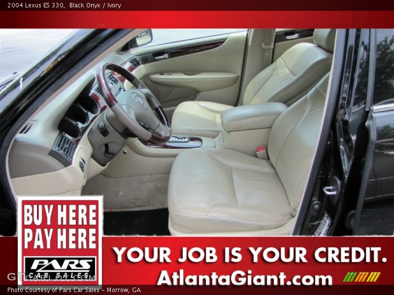 Black Onyx / Ivory 2004 Lexus ES 330