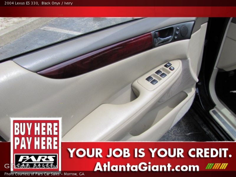 Black Onyx / Ivory 2004 Lexus ES 330