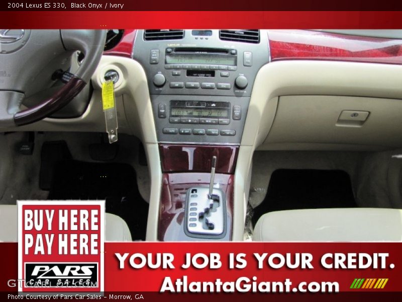 Black Onyx / Ivory 2004 Lexus ES 330