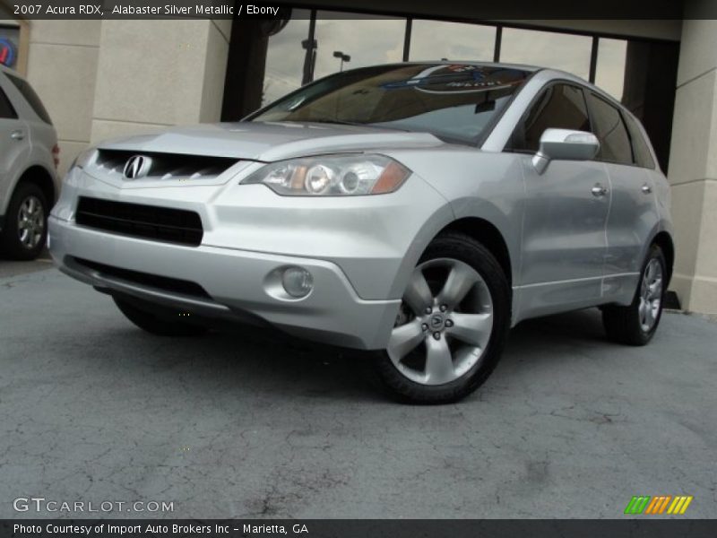 Alabaster Silver Metallic / Ebony 2007 Acura RDX