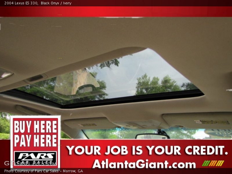 Black Onyx / Ivory 2004 Lexus ES 330