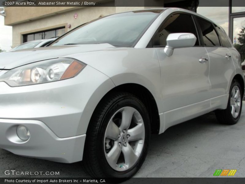 Alabaster Silver Metallic / Ebony 2007 Acura RDX