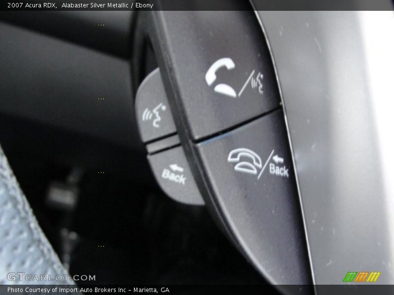 Alabaster Silver Metallic / Ebony 2007 Acura RDX