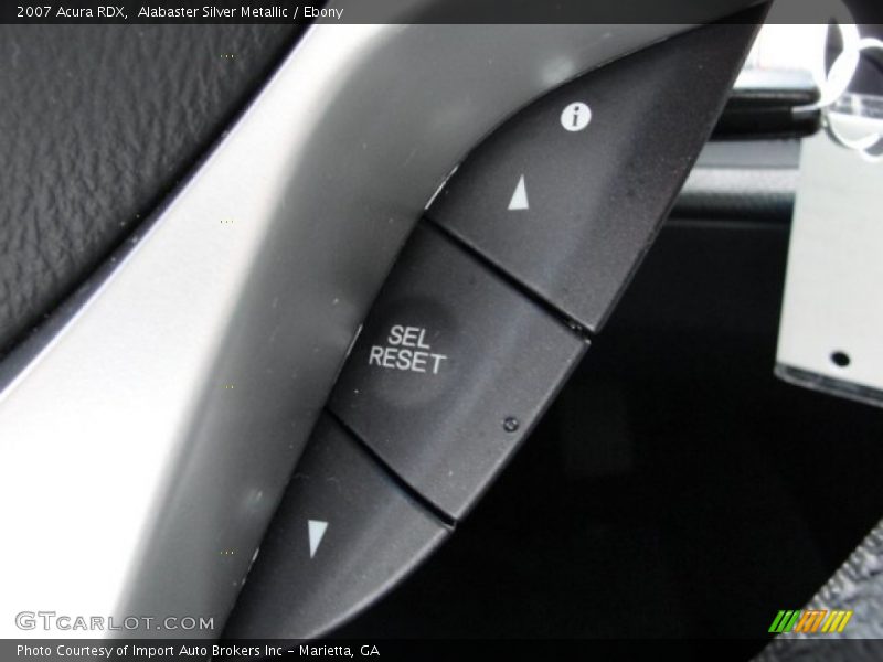 Alabaster Silver Metallic / Ebony 2007 Acura RDX