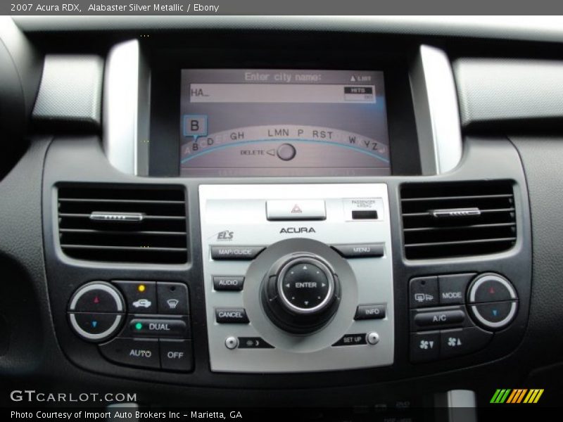 Alabaster Silver Metallic / Ebony 2007 Acura RDX