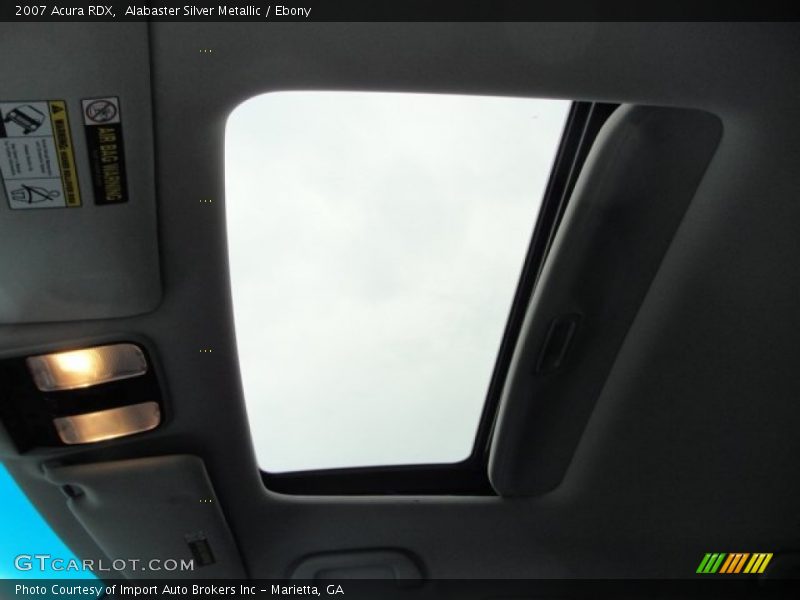Alabaster Silver Metallic / Ebony 2007 Acura RDX