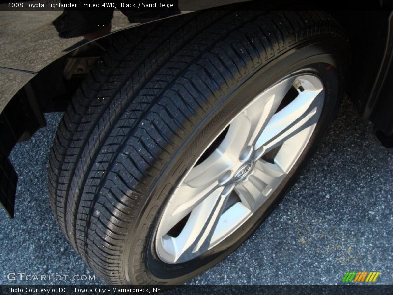 Black / Sand Beige 2008 Toyota Highlander Limited 4WD
