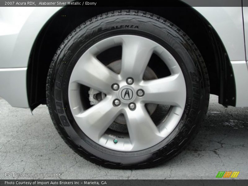 Alabaster Silver Metallic / Ebony 2007 Acura RDX
