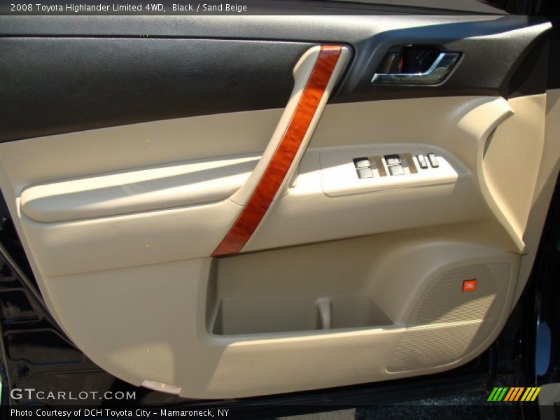 Black / Sand Beige 2008 Toyota Highlander Limited 4WD