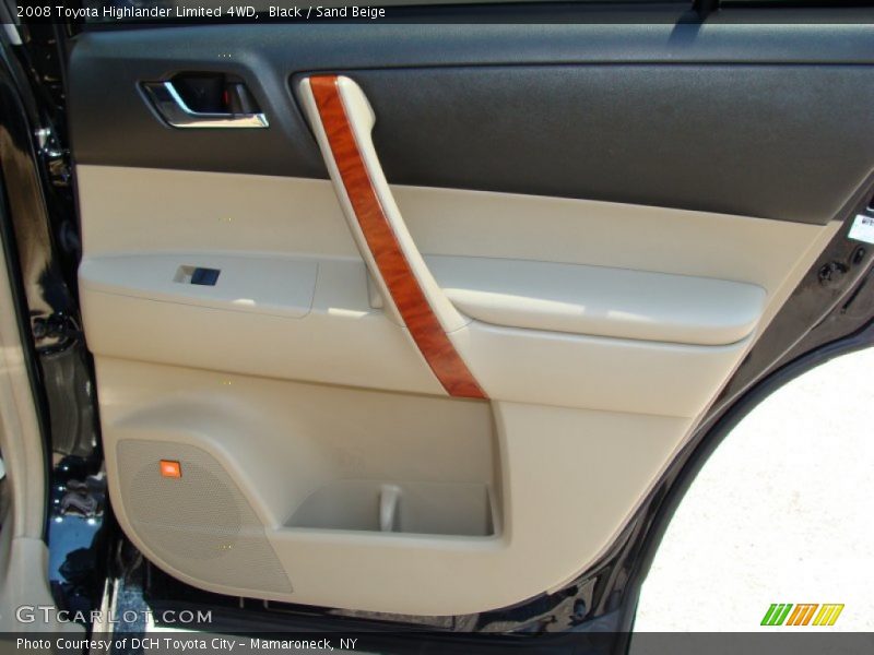 Black / Sand Beige 2008 Toyota Highlander Limited 4WD