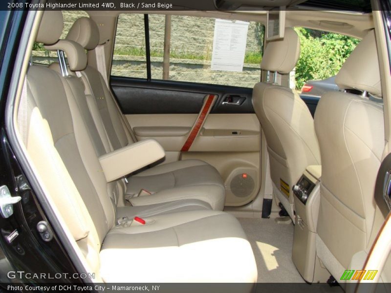 Black / Sand Beige 2008 Toyota Highlander Limited 4WD