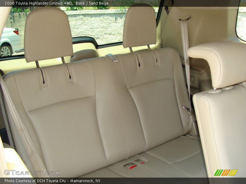 Black / Sand Beige 2008 Toyota Highlander Limited 4WD