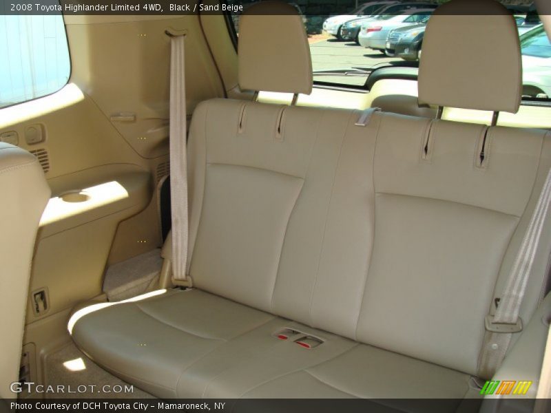 Black / Sand Beige 2008 Toyota Highlander Limited 4WD