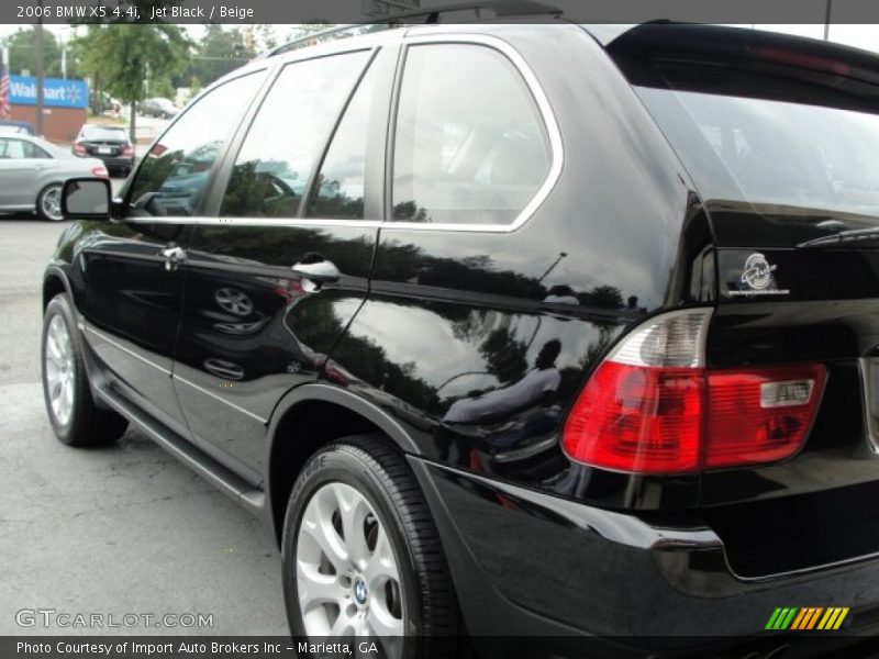 Jet Black / Beige 2006 BMW X5 4.4i