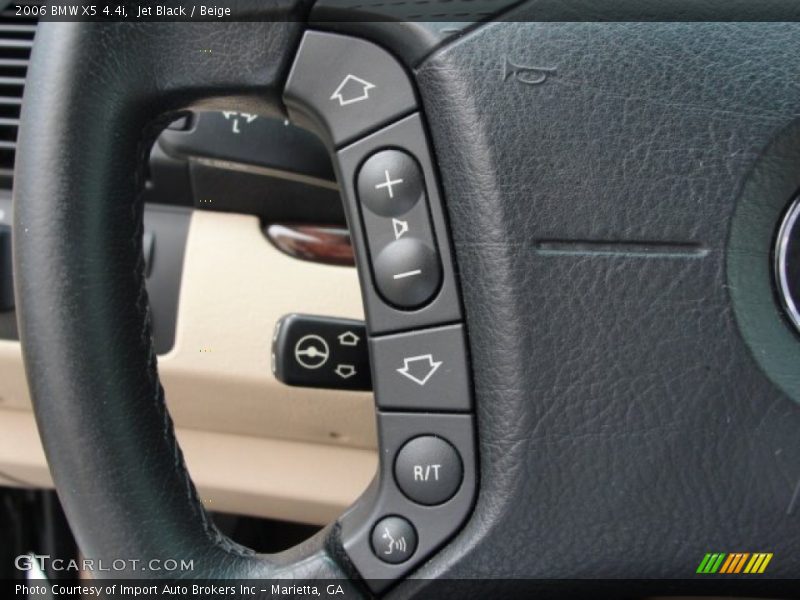 Jet Black / Beige 2006 BMW X5 4.4i